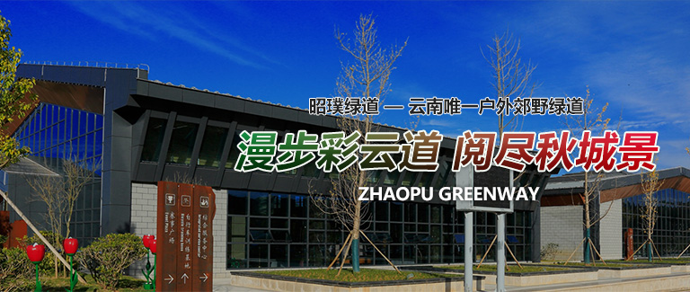 昭璞绿道是云南省第一条户外郊野绿道。